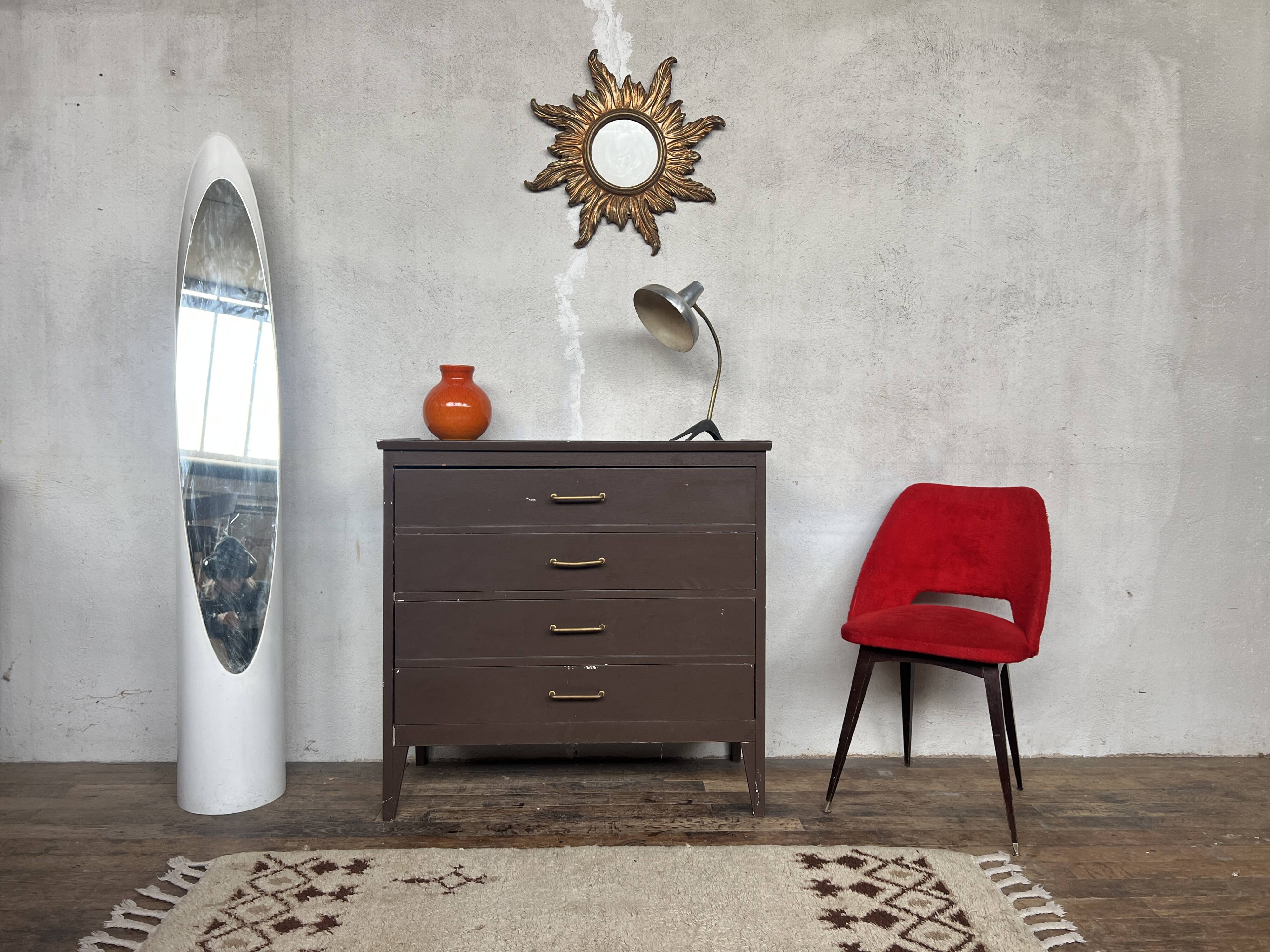 Commode vintage de style scandinave