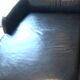 Leather corner sofa