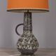 Vintage 1960s ceramic floor lamp, west germany design