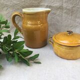 Vallauris Aegitna Saltalamacchia lidded handle pot