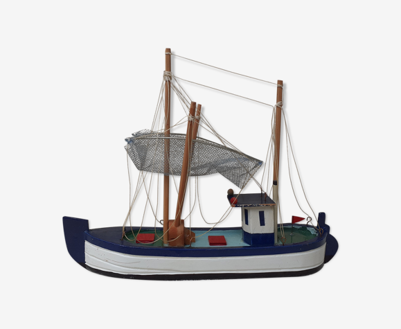 Maquette de chalutier vintage