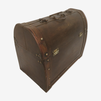 Ancienne valise en bois de médecin