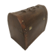 Old doctor wooden suitcase