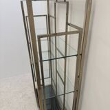 70s golden metal shelf