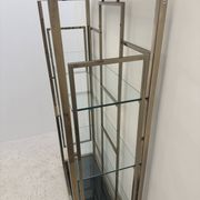 Étagère métal doré années 70s