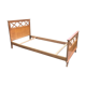 Bed with braces and feet compas vintage