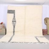 Handmade wool Berber rug 300X200 cm