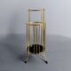 Vintage gold metal umbrella stand
