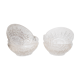 Set 6 coupelles verre ciselé