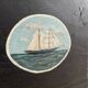 Maritime landscape, oil on thick wooden panel