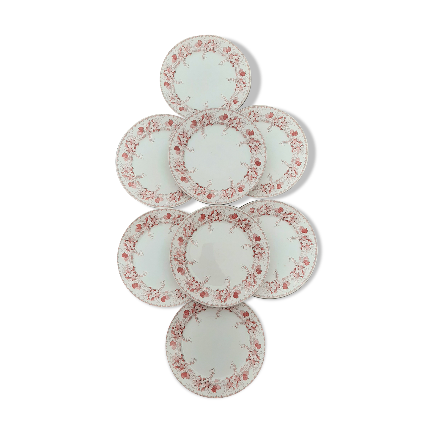 8 assiettes plates Lucien BFK