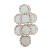 8 assiettes plates Lucien BFK