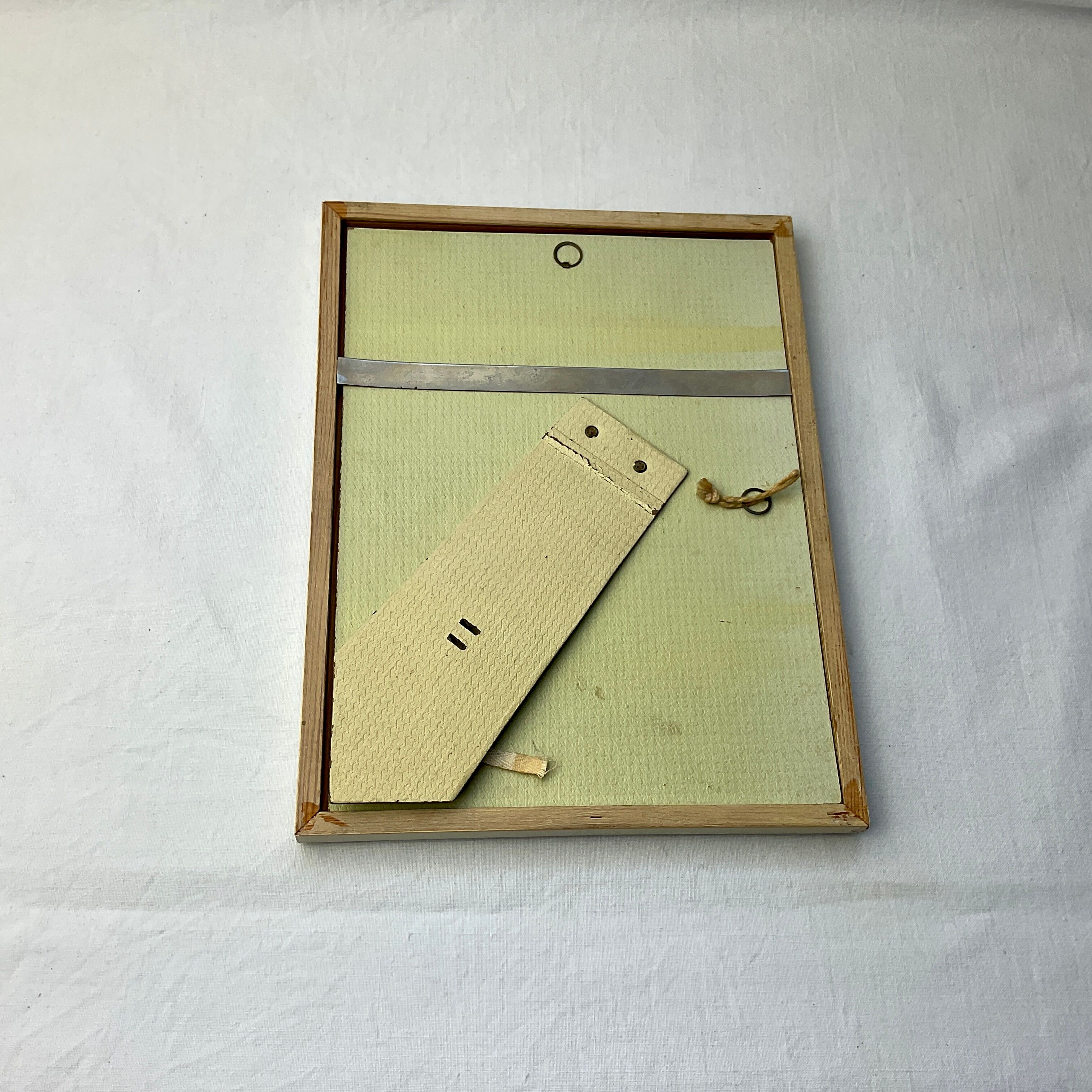 Old wooden and metal frame
