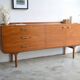 Vintage metal handles enfilade 183cm