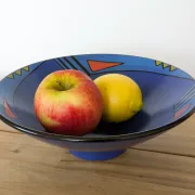 Fruit Bowl KMK Kupfermühle Indigo Series, Memphis Style 1980s