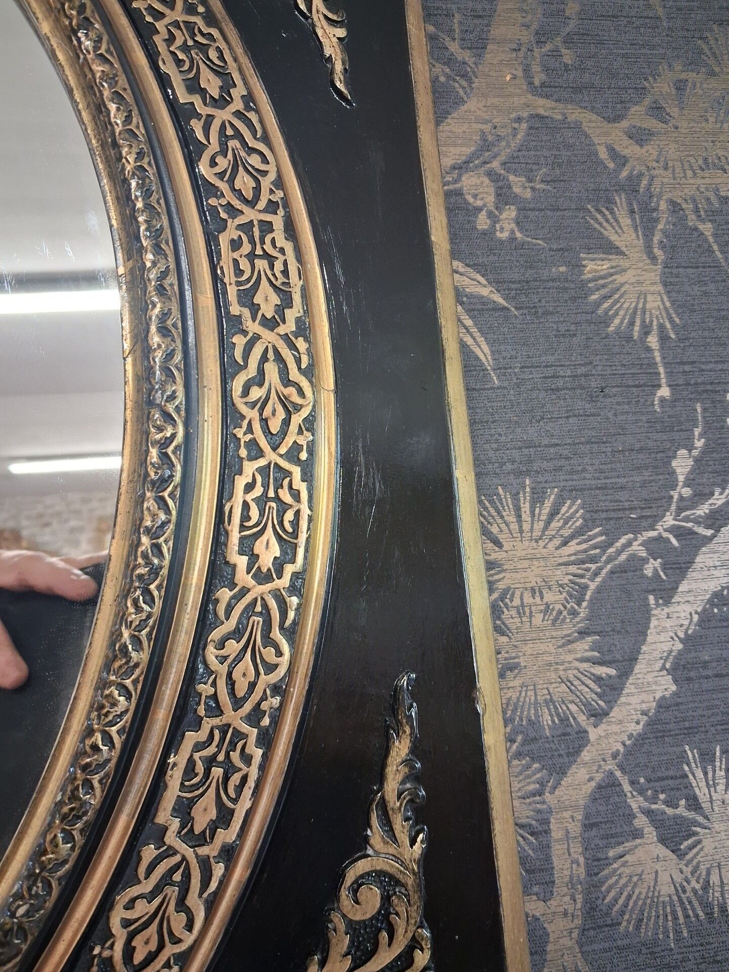 Napoleon III mirror 70 x 62