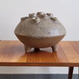 Vintage picnic vase la Poterie Périgordine in stoneware 1960