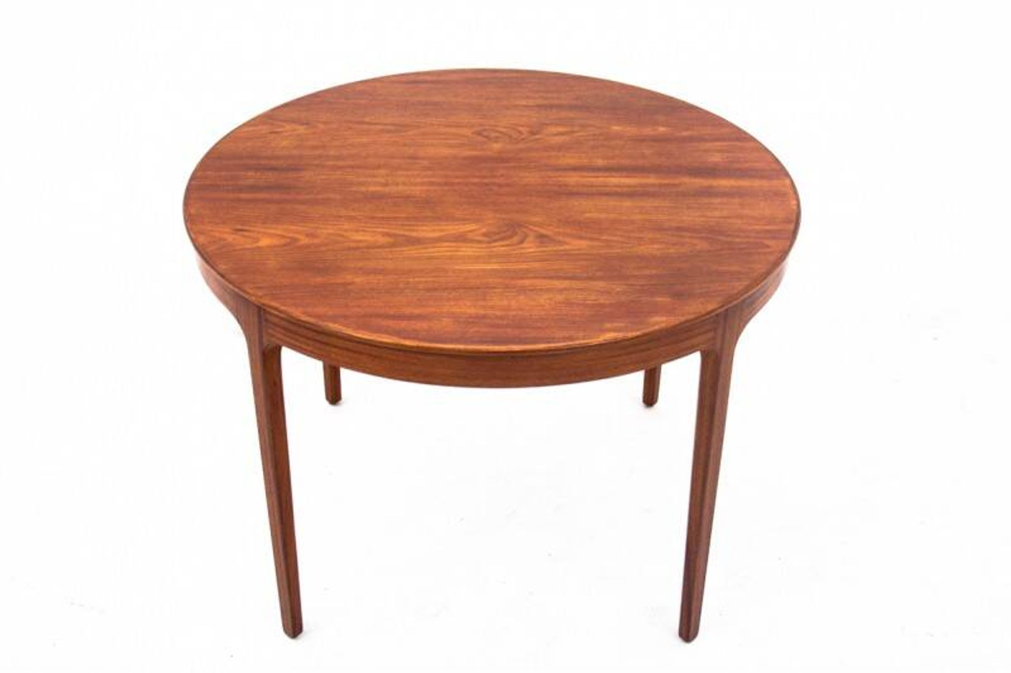 Coffee table, Danish design, signed A.J. Iversen, 1960s. After restoration.