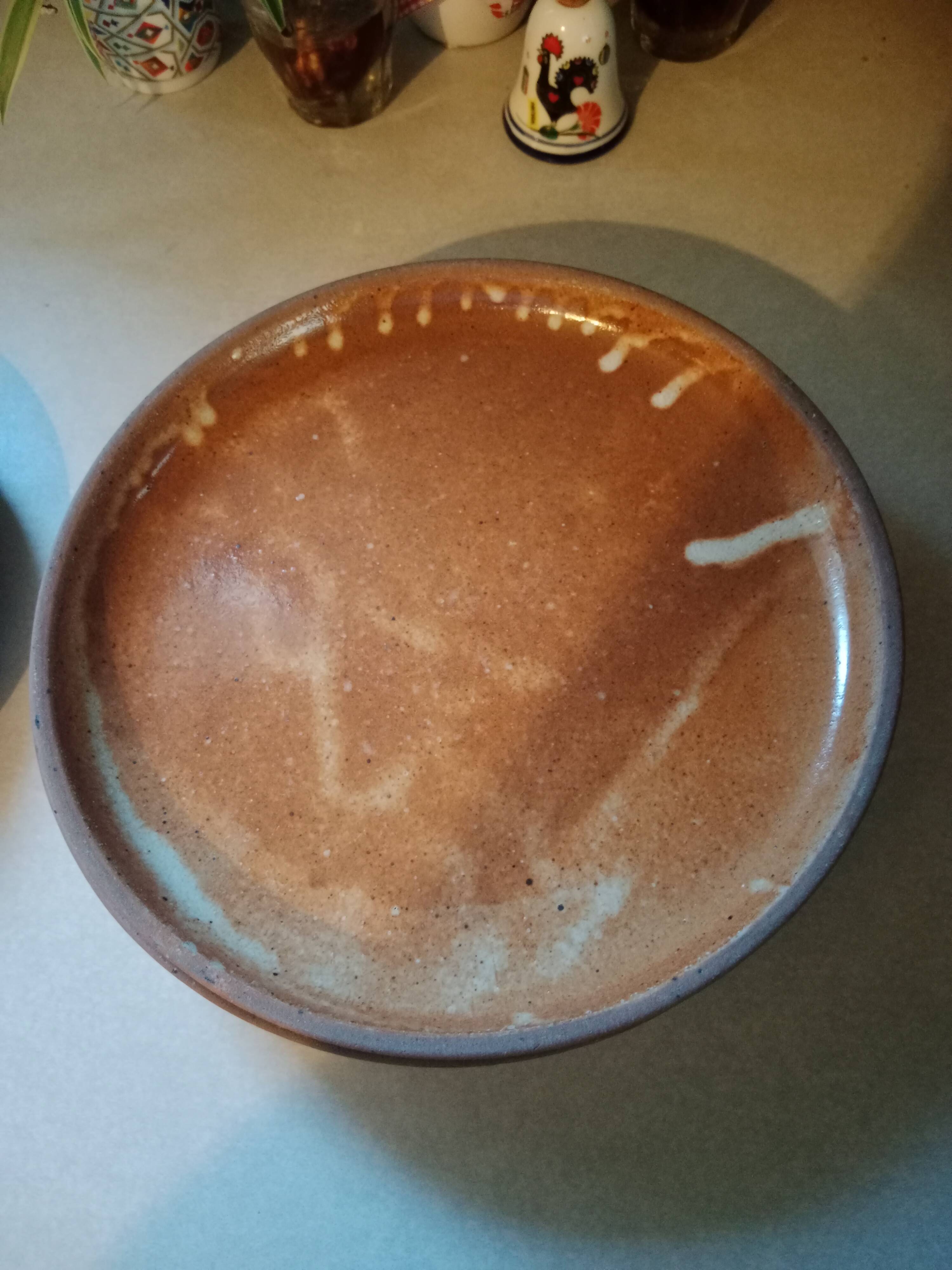 Vintage stoneware plates