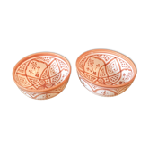 Lot de 2 Bols en céramique marocaine D: 15 cm