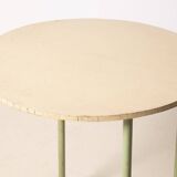 Vintage Pastel Bauhaus Side Table, 1930s