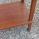 Pair of vintage 50s oak side tables