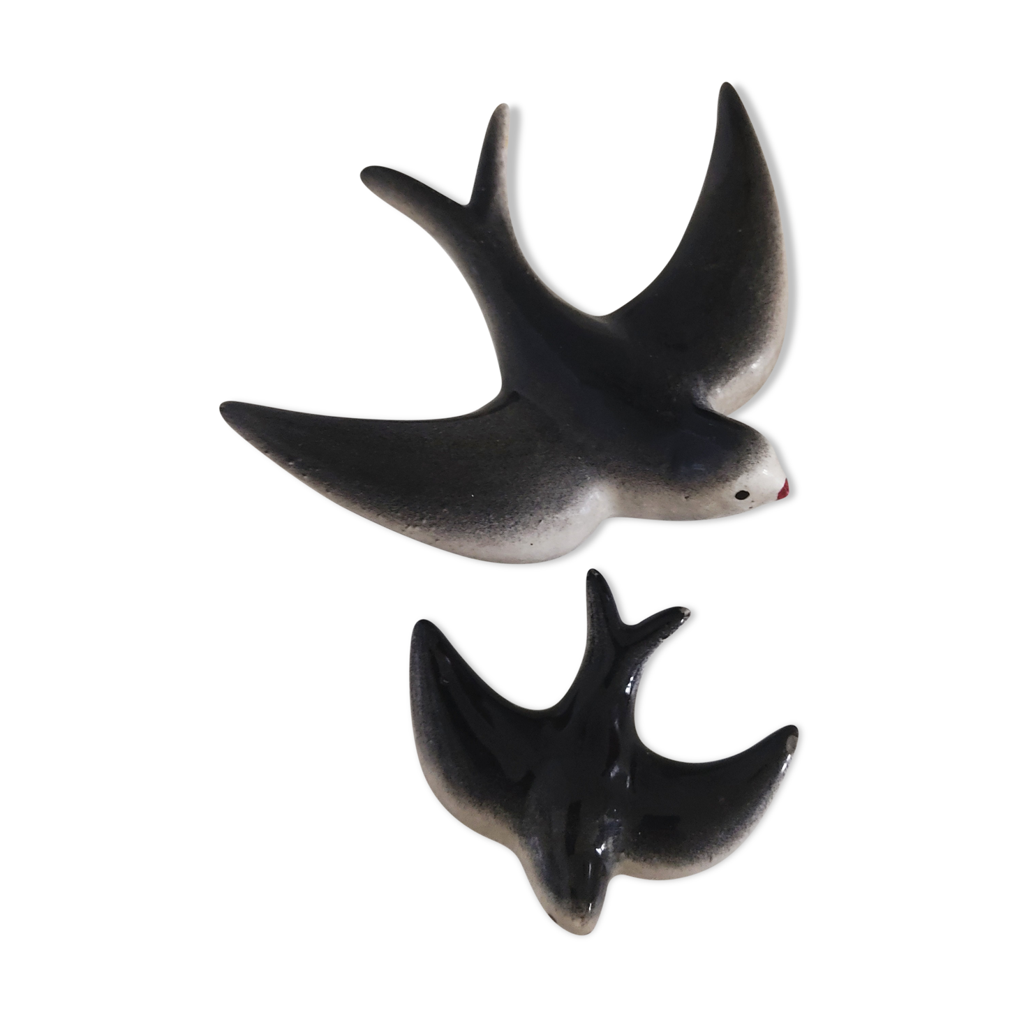 Ceramic swallows 70s