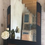 Great mirror Art Deco old 99x132cm