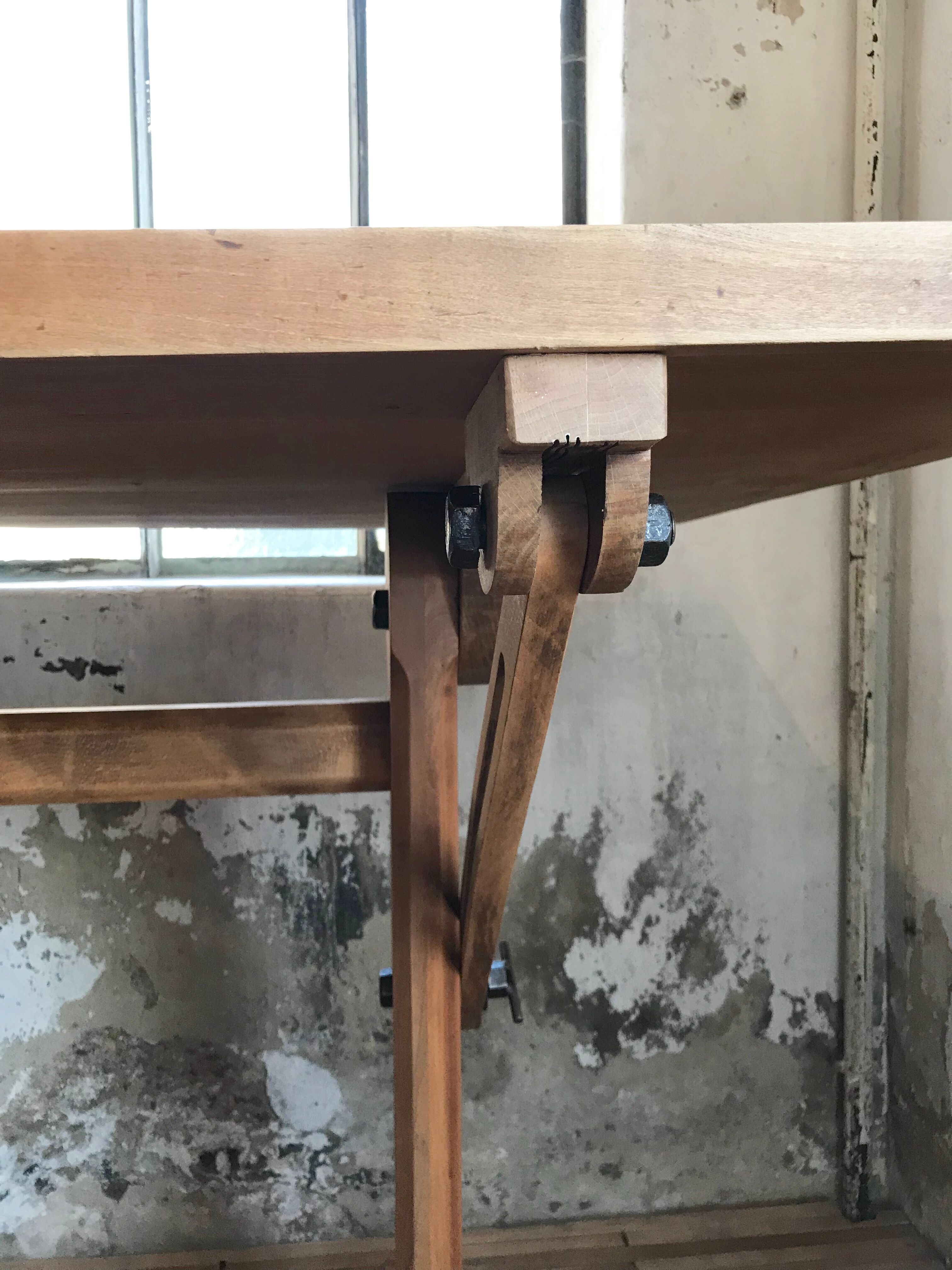 Architect wooden table