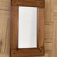 Antique pine mirror 22x34cm