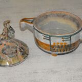 Ceramic pot with lid Joel Baudoin 50s Vallauris .