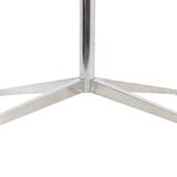Florence Knoll for Knoll. Marble and chrome-plated metal table. 1970s. LS54931408H
