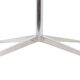 Florence Knoll for Knoll. Marble and chrome-plated metal table. 1970s. LS54931408H