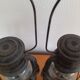 Duo of royalux old storm lamps