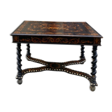 Marquetry table Louis XIII