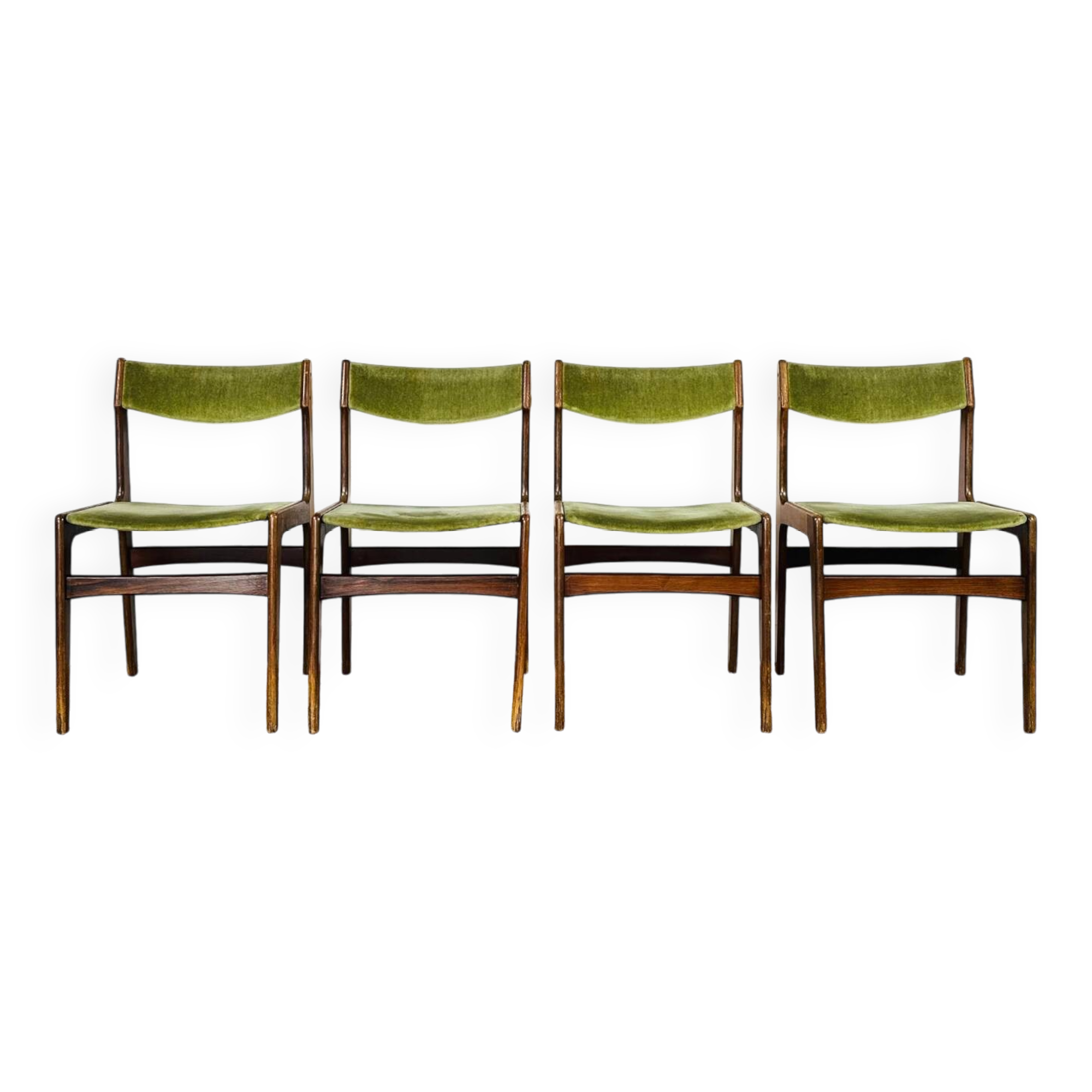 4 chaises danoise en palissandre 1960
