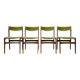4 chaises danoise en palissandre 1960
