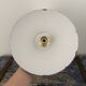 Vintage wall lamp in green enamelled sheet metal electrified to nine