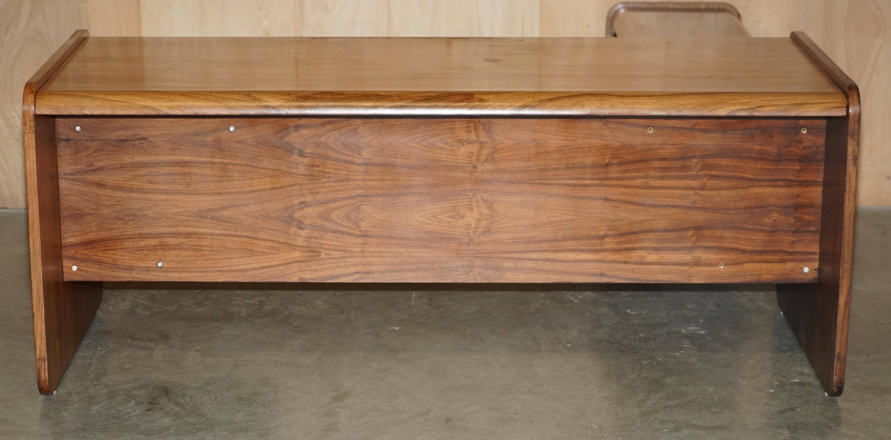 Left corner desk, Brazilian wood, mid-century Danish.