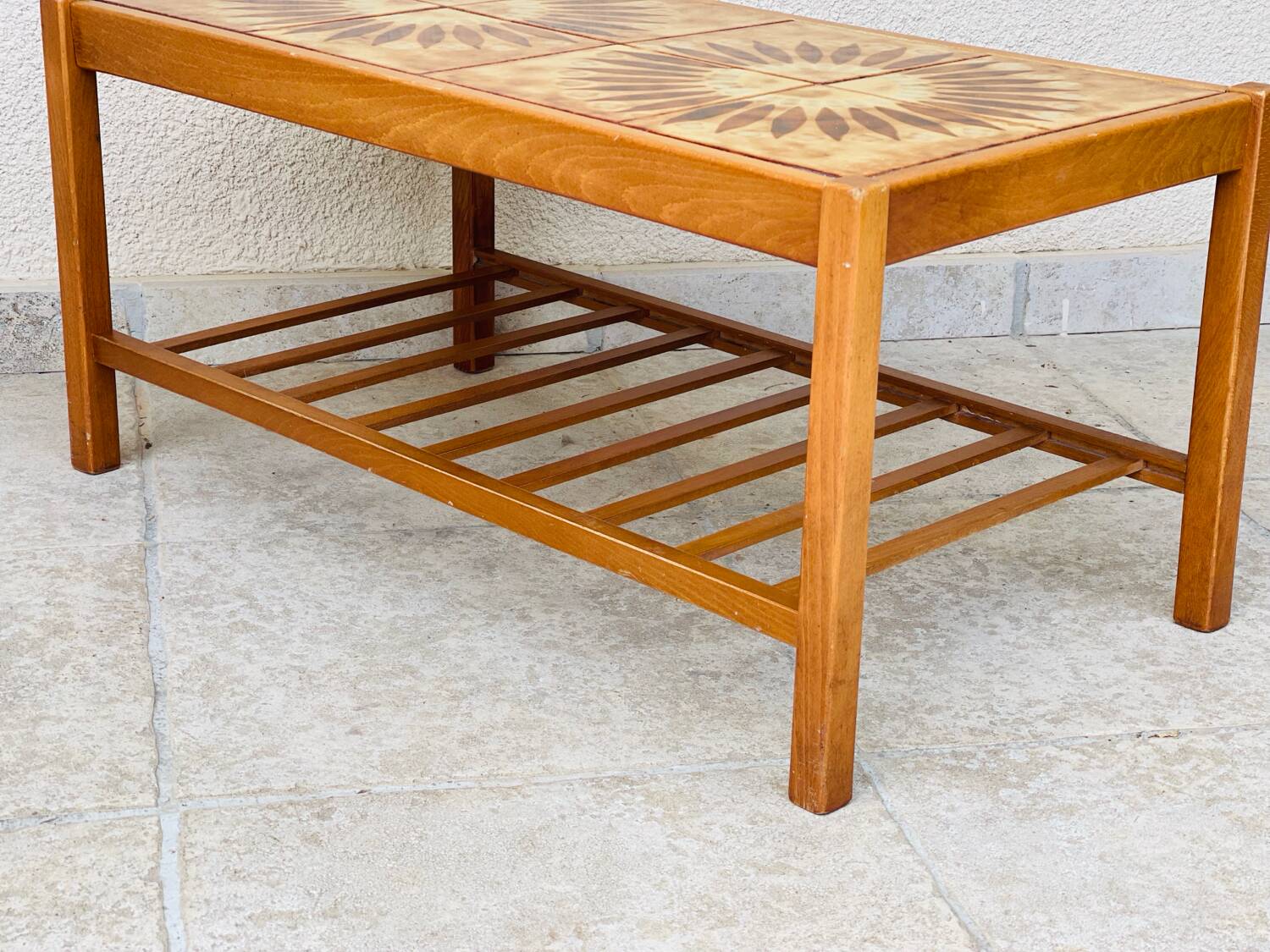 Vintage teak coffee table from the 1960s.