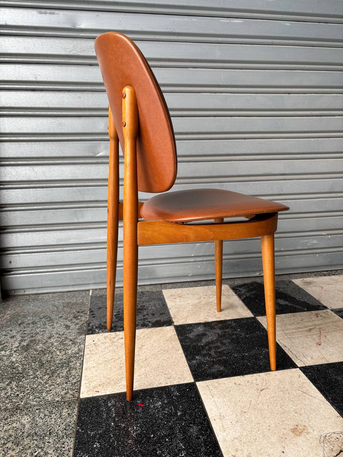 Series of 8 Pegase chairs by Baumann