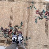 Tapis vintage turc moderne en laine – 119 x 175 cm – Années 1970