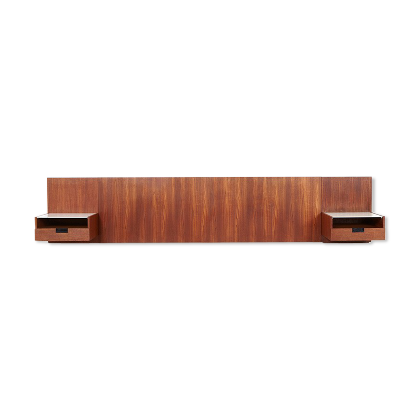 Pair of bed cabinets and headboard Japanese Series by Cees Braakman for Pastoe 1958