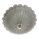 Murano glass scalloped flushmount ceiling light, Italy 1960s