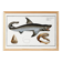 Poster about the great white shark, based on an old engraving from 1746.