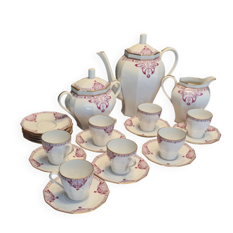 Art Nouveau café service Limoges BRP Bernardaud and Raynaud