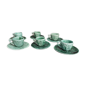 Ensemble de 6 tasses et soucoupes