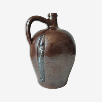 Glazed terracotta pitcher