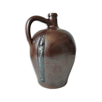 Glazed terracotta pitcher