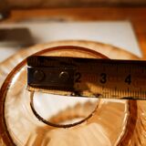 Amber glass suspension globe